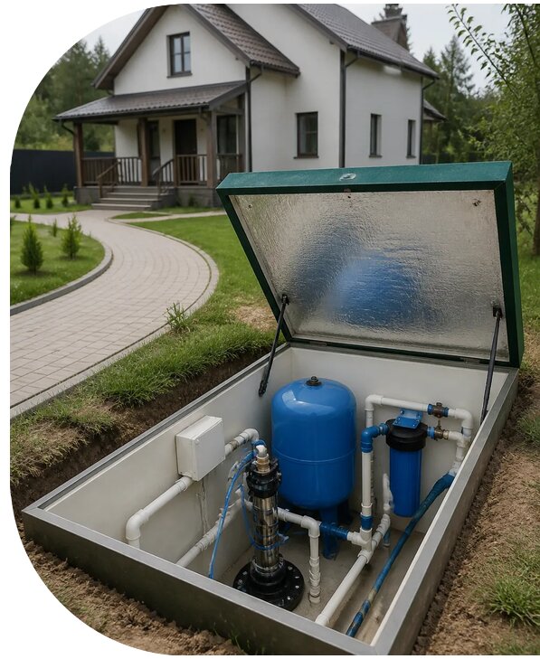 Автономное водоснабжение дома в Сыктывкаре от 154665 р. | АПаруса-Скт