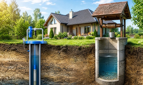 Автономное водоснабжение загородного дома Сыктывкар: скважина или колодец 